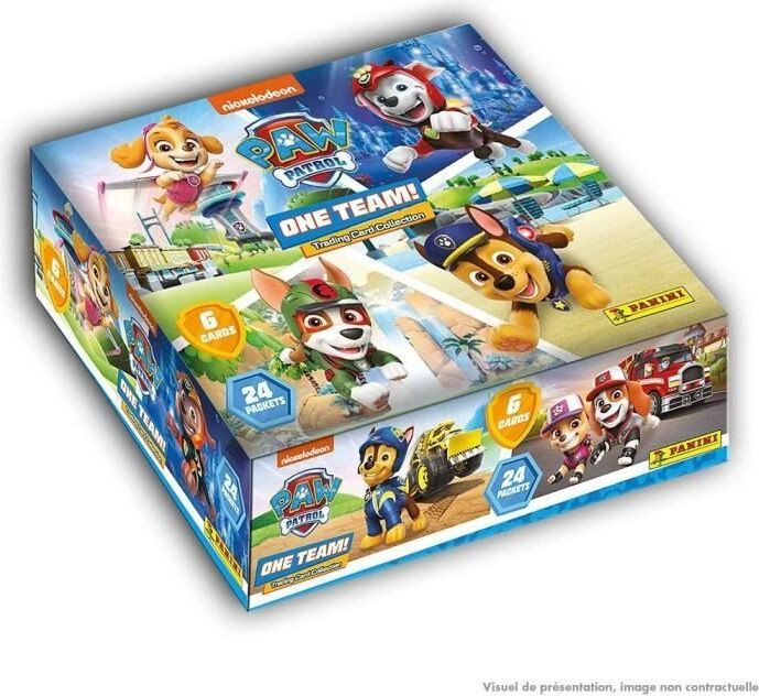 Panini Patrouille Collectiekaarten met 24 boosterpakketten en 144 kaarten