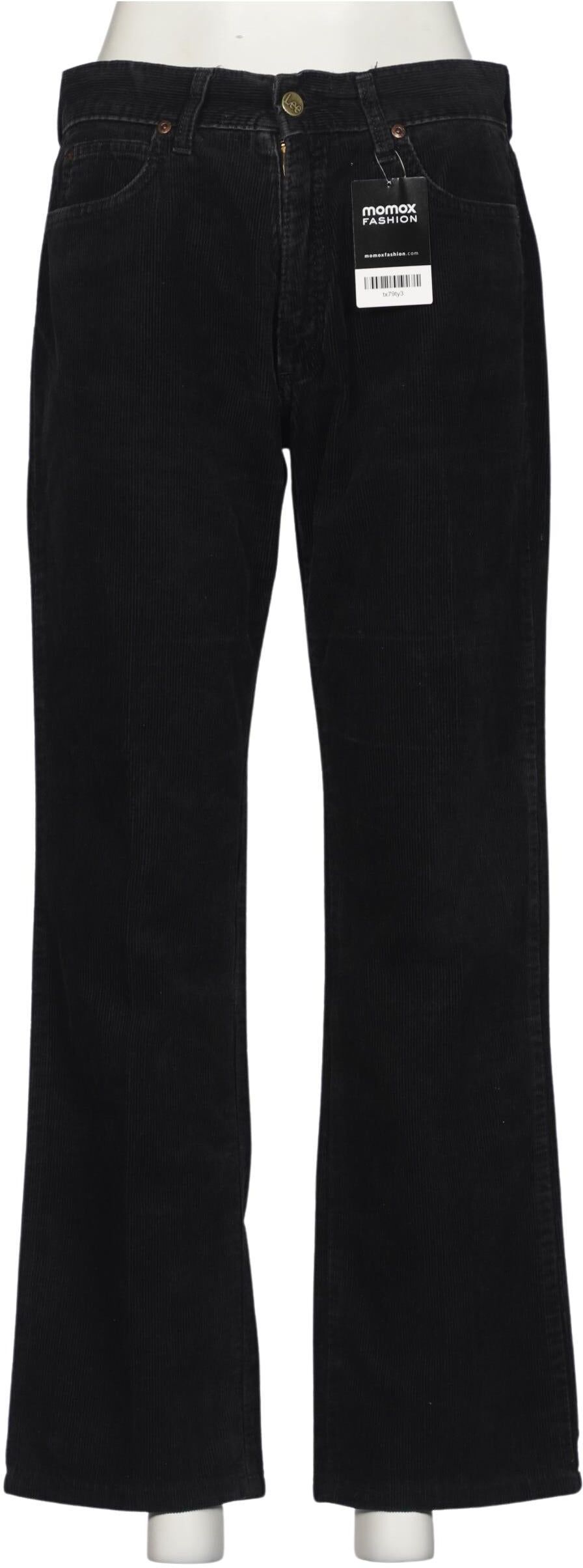 Lee Damen Stoffhose, Schwarz, Gr. W31, Baumwolle - Second Hand