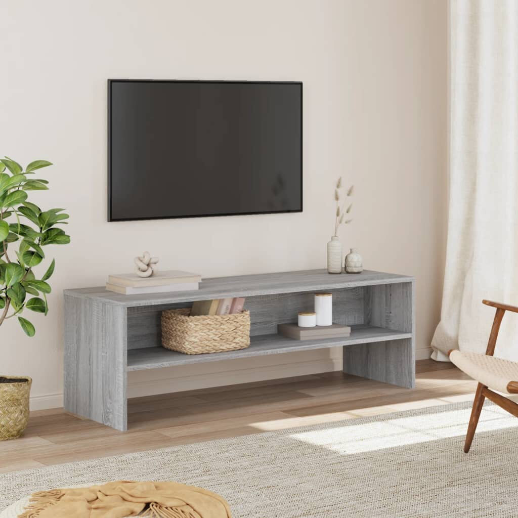 Ebern Designs Havard TV Stand Grey Sonoma 40cm H x 120cm W x 40cm D