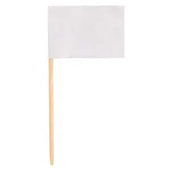PAPSTAR 500 Deko-Picker 8 cm weiss