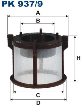 Filtron Kraftstofffilter Pk 937/9 Für Daf Mercedes