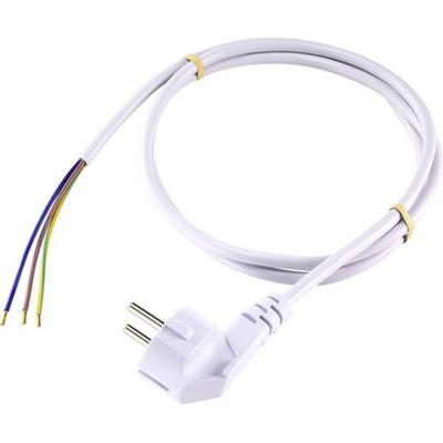 Sygonix SY-5043486 Strom Anschlusskabel Weiß 1.50m