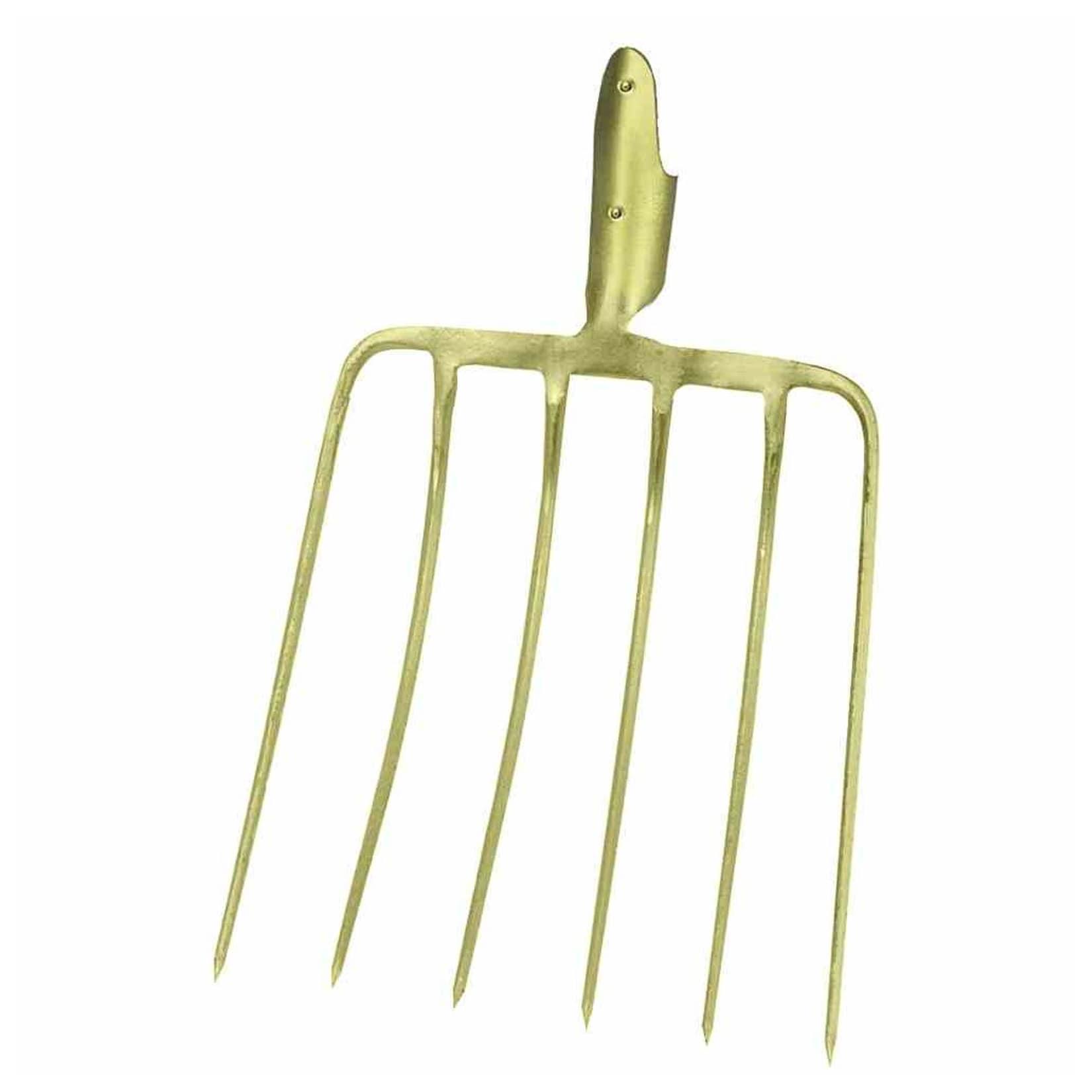 Ideal IDEAL-Maisgabel, 6 Zinken, ohne Stiel Außenzinken aufgebogen