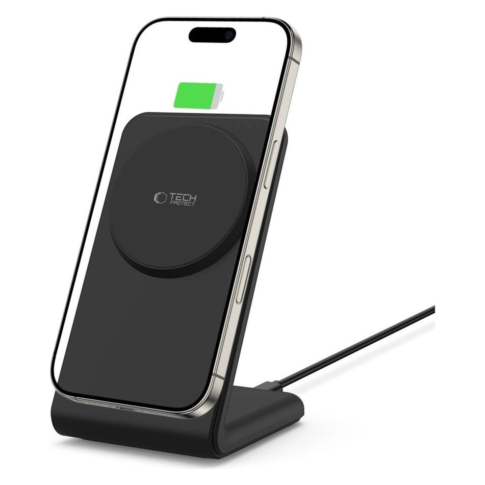 Tech-Protect QI15W-A38 MagSafe Wireless Charger - Black (15 W) (26873-0)
