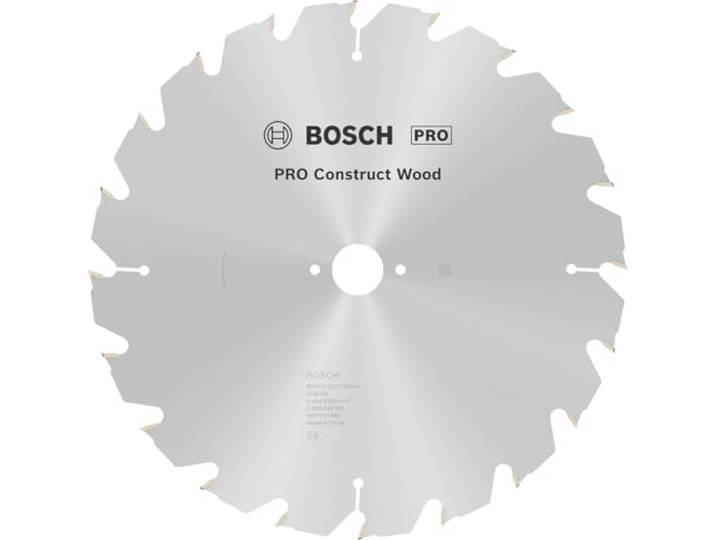 Bosch 1x PRO Construct Wood corded cirkelzaagblad voor tafelzagen