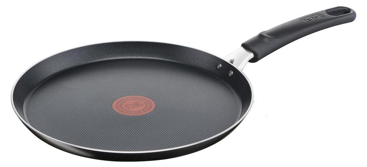 Tefal Simple Cook B5561053 koekenpan voor rundvlees, zwart, met titanium en aluminium coating, 0,7 liter