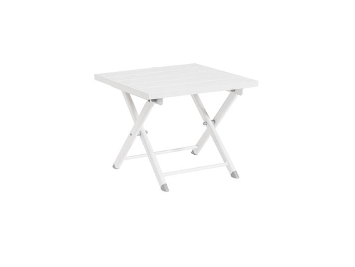Klappbarer Outdoor Beistelltisch „Taylor“ Weiss Bizzotto