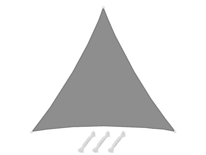 SONNENSEGEL 700/700 cm grau, dreieckig