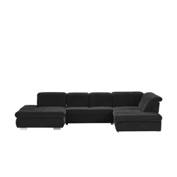 Lounge Collection Wohnlandschaft mit verschiedenen Funktionen Spencer ¦ schwarz ¦ Maße (cm): B: 382 H: 102 T: 260.0