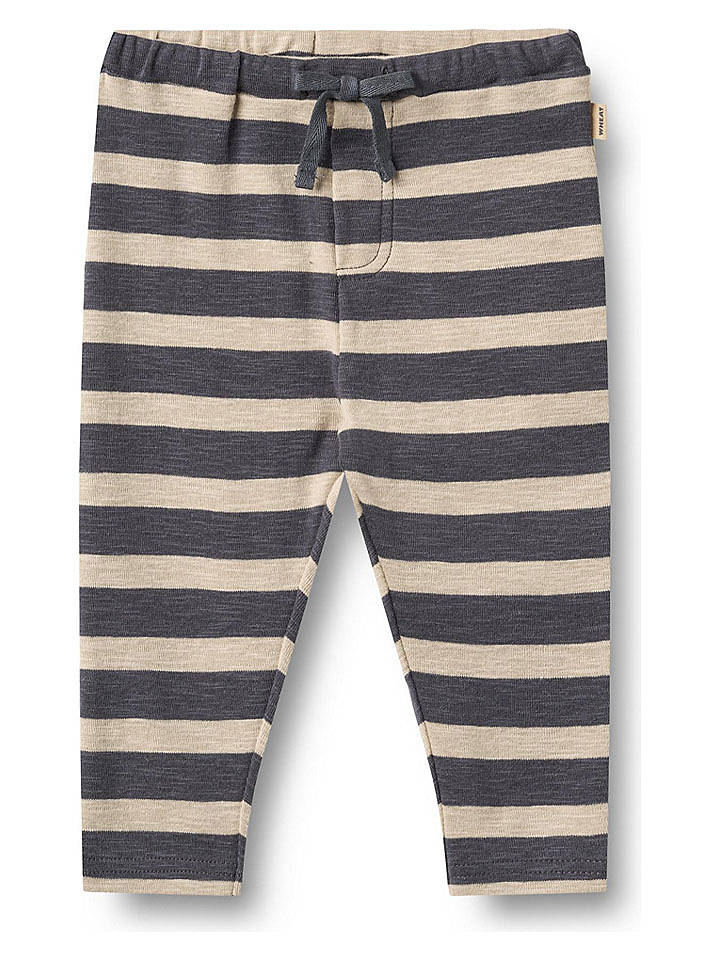 Wheat Sweathose "Manfred" in Anthrazit/ Beige - 74