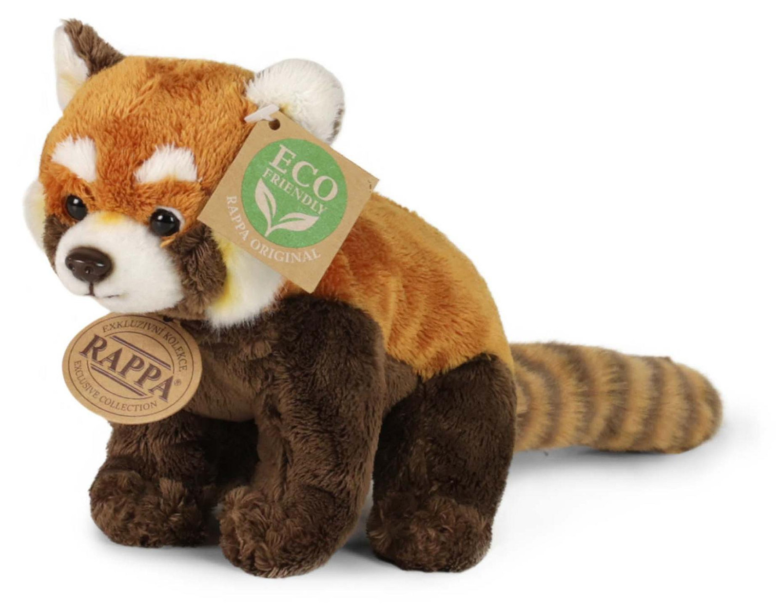 Rappa Pluche Rode Panda 18 cm Milieuvriendelijk