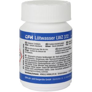 CFH Flussmittel 52372, Zinkblech LWZ 372, zum Weichlöten, 100g