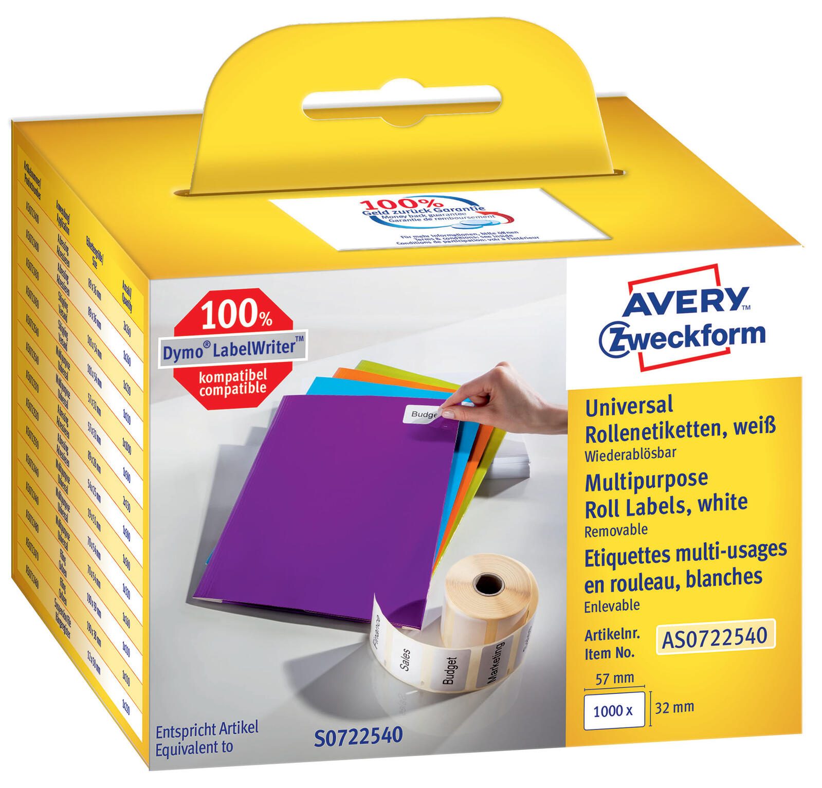 AVERY Zweckform Vielzweck-Etiketten AS0722540