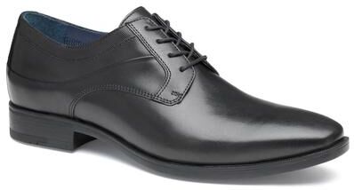 Johnston & Murphy Gibbons Plain Toe - Mens 11 Black Oxford Shoes Medium