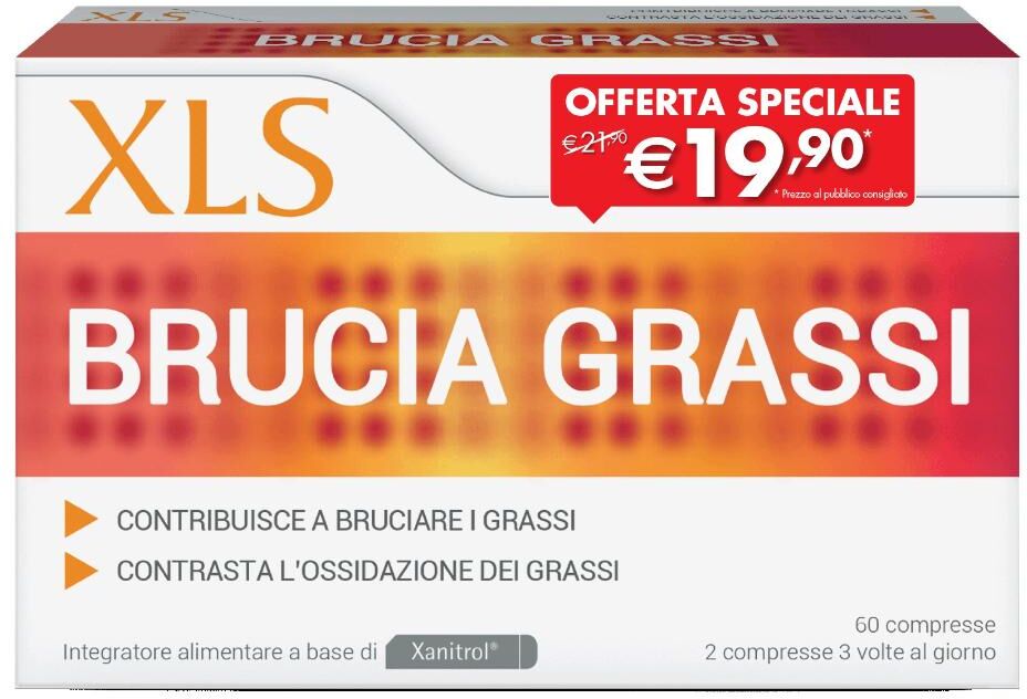 PERRIGO ITALIA Srl XLS Brucia Grassi, 60 Capsule