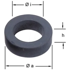 RIK 20 - Ringkern aus Ferroxcube, N30