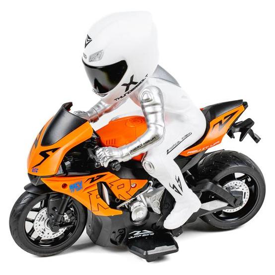 Toymax Motorcycle T-R R/C 1:10 2,4GHz w/light, orange (471281)