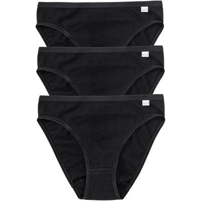 Jazz-Pants Slips SPEIDEL "Britta", Damen, Gr. 42, schwarz, Obermaterial: 95% Baumwolle, 5% Elasthan, unifarben, Unterhosen, basic, schlicht, bequem, modern, schmaler Bund, Baumwollmix