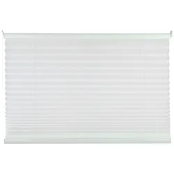 Plissee FREE weiß 90x130cm (BH 90x130 cm) - weiß - BH 90x130 cm