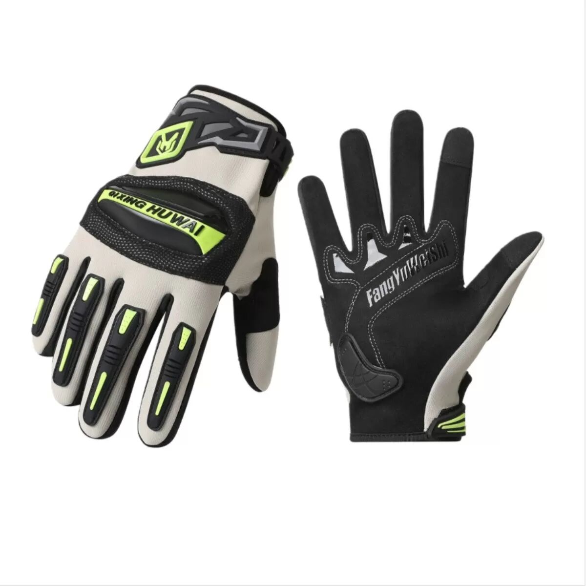INF Outdoor-Sport-Reithandschuhe für Herren – Thermisch, winddicht & Touchscreen-kompatibel XL Grün