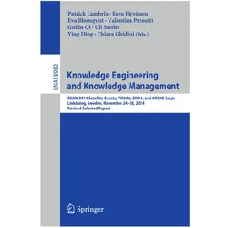 Knowledge Engineering and Knowledge Management, Fachbücher von Eero Hyvönen, Valentina Presutti, Ying Ding, Patrick Lambrix, Chiara Ghidini, Eva Blomqvist, Uli Sattler, Guilin Qi