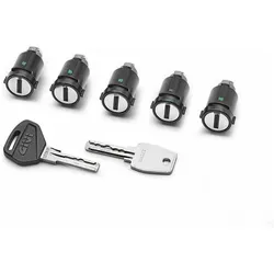 Givi, Motorrad Zubehör, Jeu de serrures 5 pièces