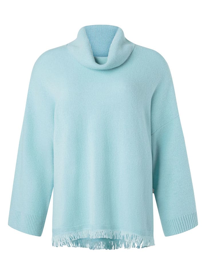 Maerz Muenchen Wollrollkragenpullover in Hellblau - 36