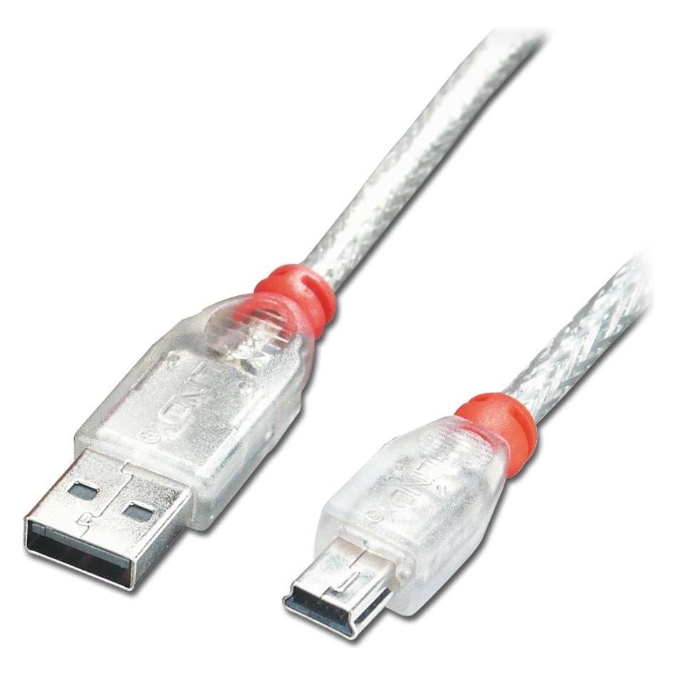 Lindy USB A - USB Mini-B (5 m, USB 2.0) (41785)