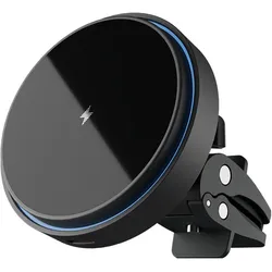 Proove Wireless Charging Car Holder Light Circle 15W black, Smartphone Halterung, Schwarz