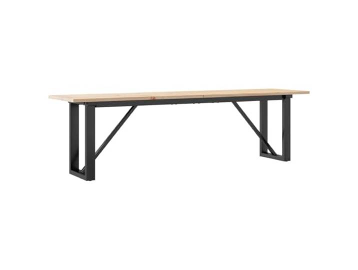 HAQWRDQSG Couchtisch 160x40x45 cm Massivholz Kiefer O-Stahlgestell Massive Kiefernplatte trifft auf pulverbeschichtetes O-Stahlgestell für dein Wohnzimmer. Robust und stilvoll.