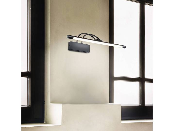 LED-Wandleuchte Finelli 23 x 55 x 12cm Schwarz Mischmetall LED LED-Platine