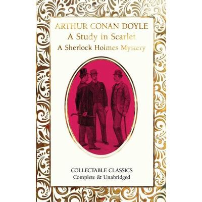 A Study in Scarlet (a Sherlock Holmes Mystery), Gebundene Ausgabe von Arthur Conan Doyle, Flame Tree, 978-1-80417-559-0
