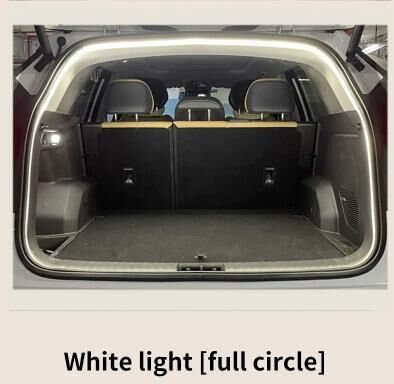 Uplifted Finds Car Trunk Ambient LED Strip Light Automatic Sensing 4 M White Light