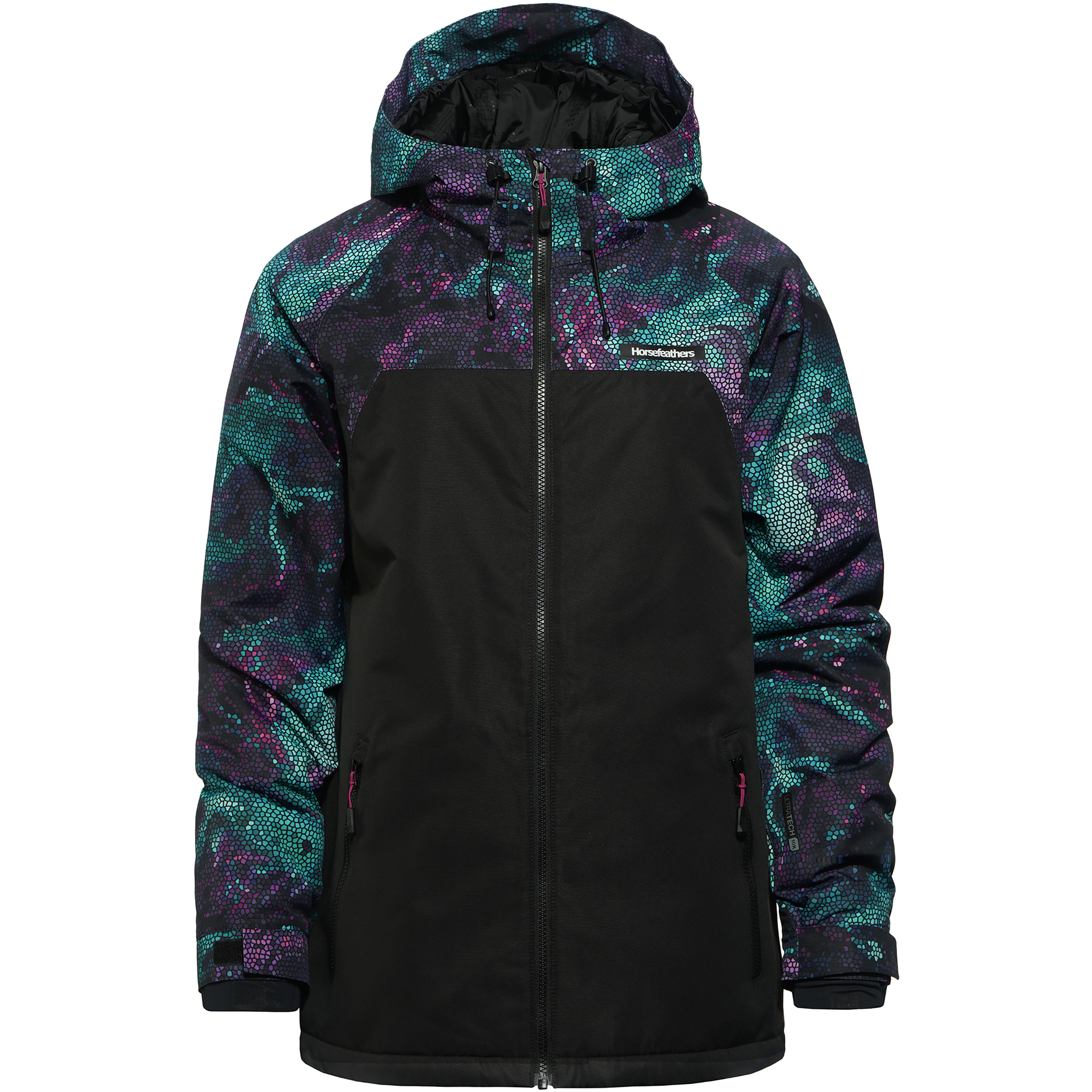 Horsefeathers Tay Damen Isolationsjacke schwarz Größe XS Skifahren Elastisch Wasserabweisend