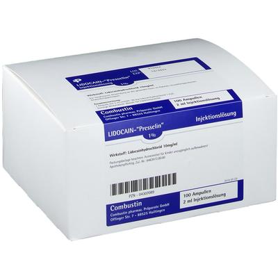 Lidocain Presselin 1% Injektionslösung Ampullen 100x2 ml