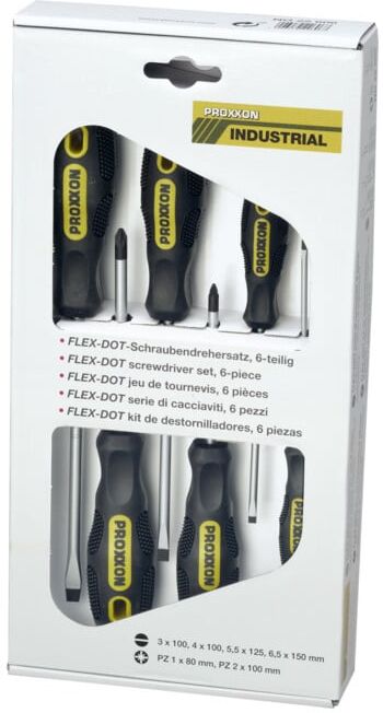 Proxxon Set de tournevis FLEX-DOT 6 pièces, TX/TTX (22640)