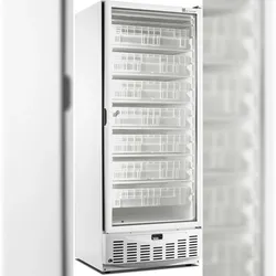 Saro Tiefkühlschrank Mit Glastür - Weiß, Modell Mm5 N Pv