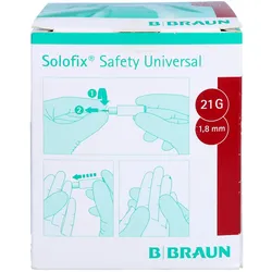 B.Braun, Bluttest, Lanzette Unive 21 G x 1.8mm