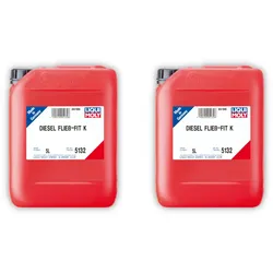 2x Additiv LIQUI MOLY 5132 Diesel Fließ Fit K Krafstoff Winter bis -31°C Betrieb 5L