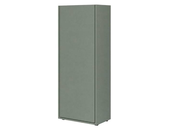 Mid.you Midischrank Tito, Schilfgrün, Kunststoff, 2 Fächer, 42x112x33 cm, stehend, Badezimmer, Badmöbel, Midischränke