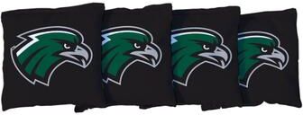 Skip's Garage Northeastern State Riverhawks Black Cornhole Bags