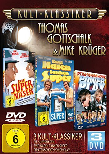 Pröttel, Dieter (Dr.) - Kultklassiker mit Thomas Gottschalk & Mike Krüger (3DVDs: Die Supernasen, Zwei Nasen tanken super, Piratensender Powerplay) - Preis vom 08.10.2026 07:26:42 h