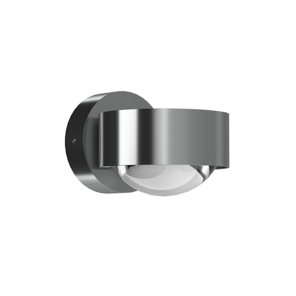 Top Light Puk Mini Wall Wandleuchte (chrommatt, ohne Abdeckung (für Nachbestellu... chrommatt | ohne Abdeckung (für Nachbestellungen) | Standard-Fassung 2-0811