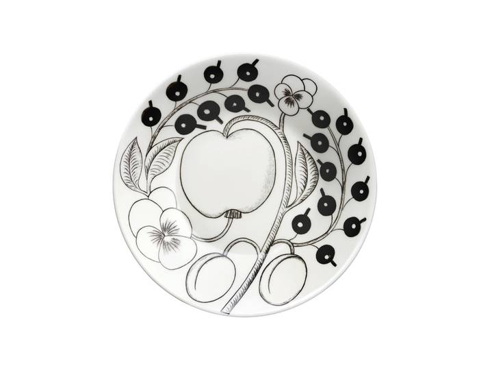 Arabia Plat Paratiisi Ø14 cm pour tasse à café 18 cl Noir