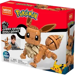 Mega Construx Pokemon Jumbo Evoli, Bauset, Bausteine, Sammelfigur