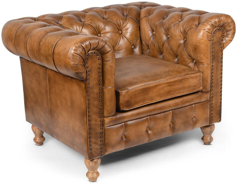 ClassicLiving 1 Seater Sofa Tan 77cm H X 106cm W X 85cm D