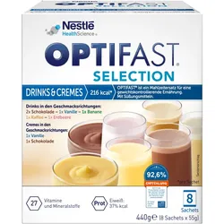 OPTIFAST Selection Drinks & Cremes 8X55 g