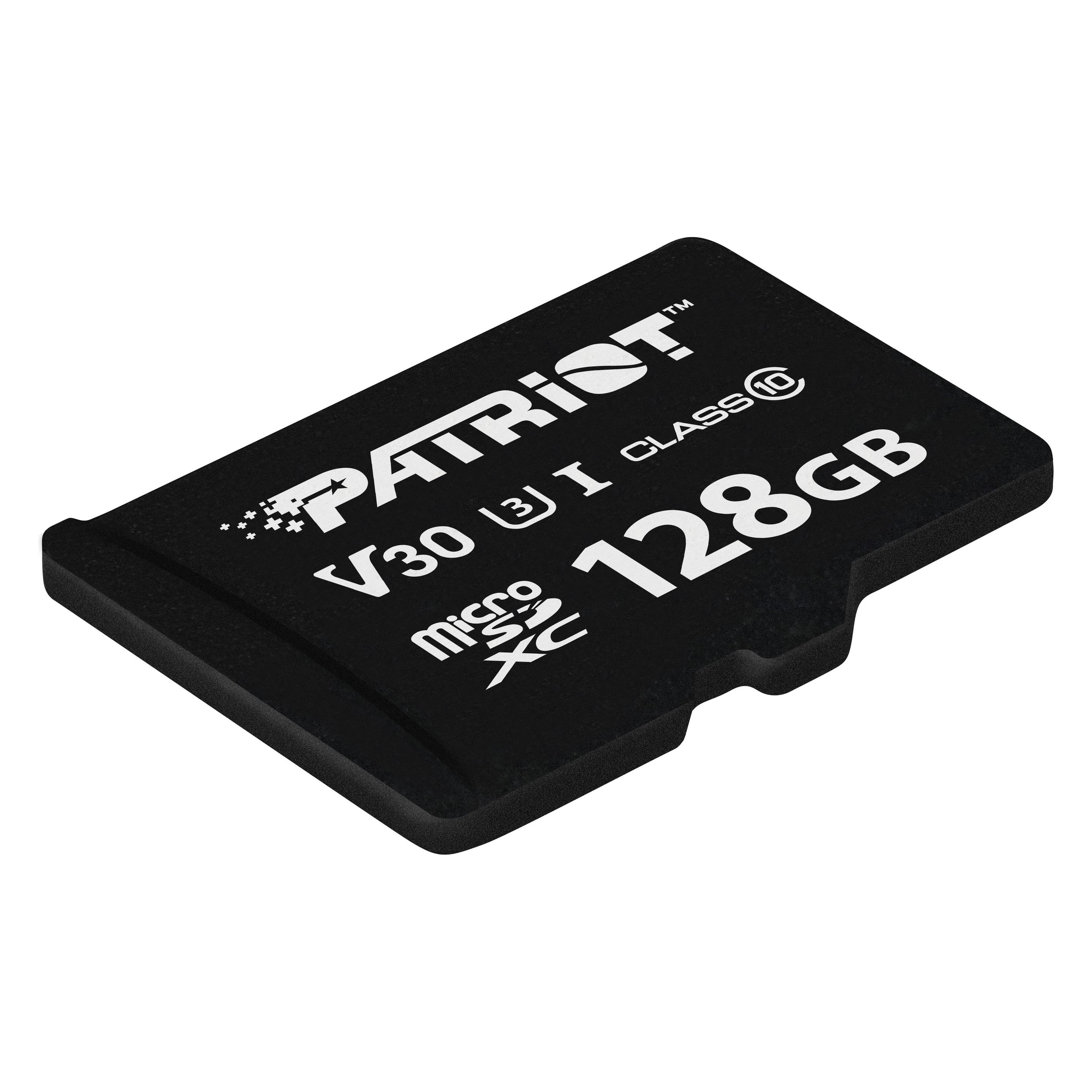 Patriot SD Card 128GB VX Series MicroSDXV V30 PS001681 (128 GB, microSDXC, U3, UHS-I) (PSF128GVX31MCX)