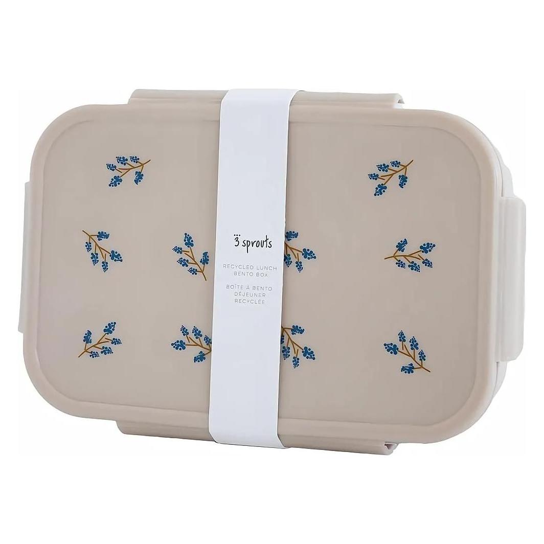 3 Sprouts Lunch Box, Blueberry/Taupe - (IBBBTU) (IBBBTU)