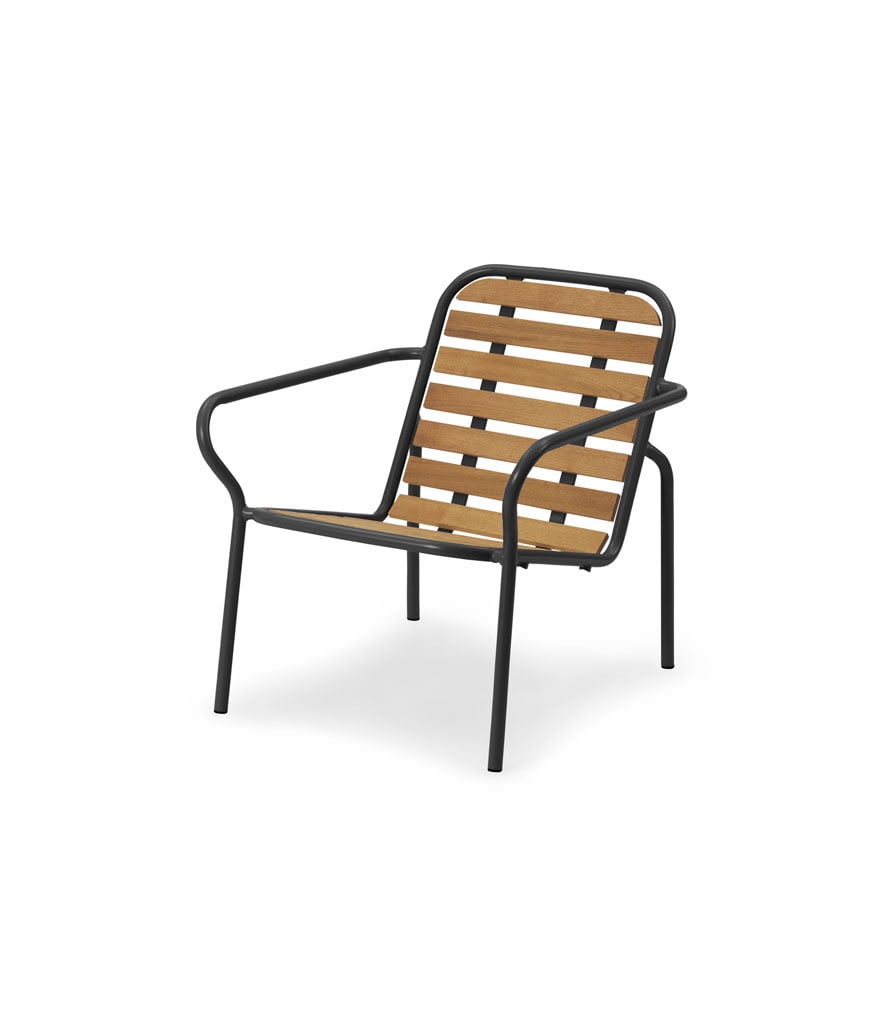 Normann Copenhagen Vig Lounge-Sessel Robinie (schwarz) schwarz 608037